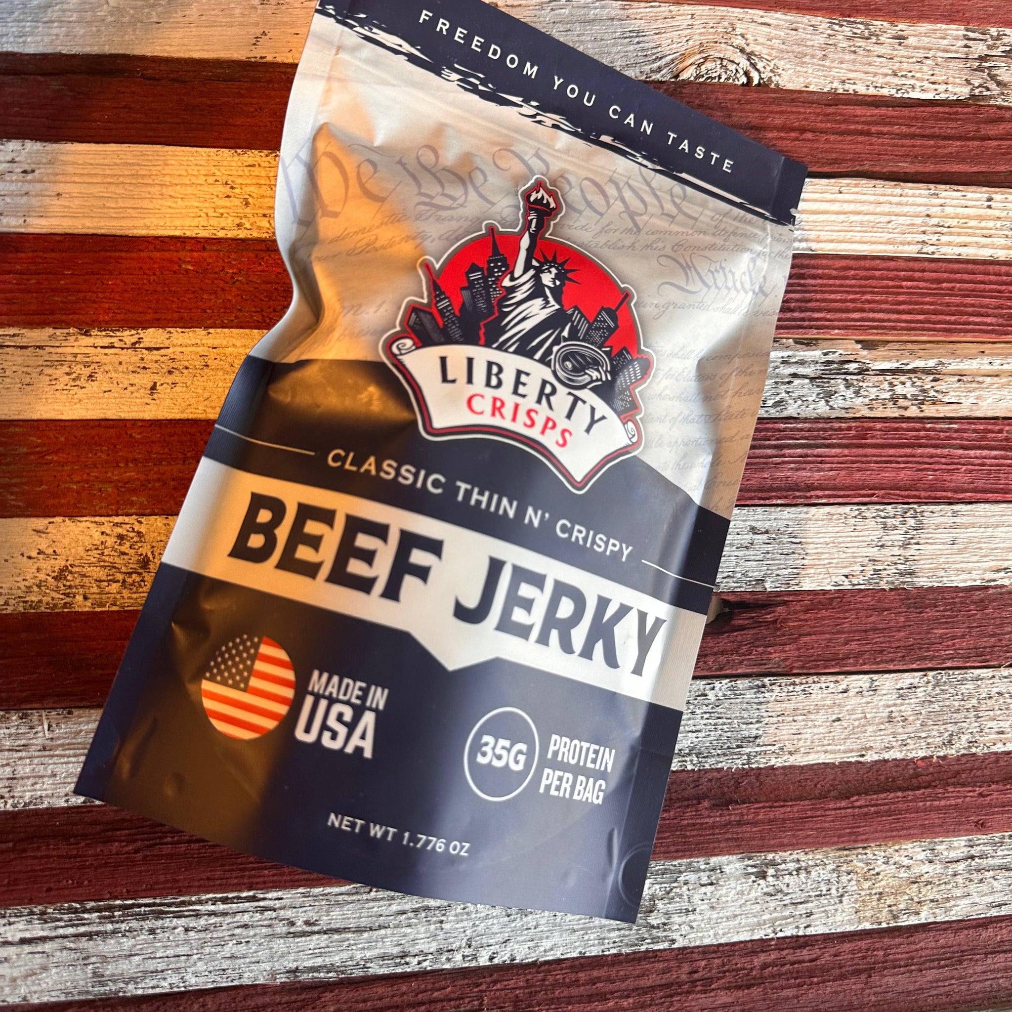 Discover the Flavor of Freedom with Liberty Crisps: America's Favorite Patriotic Beef Jerky