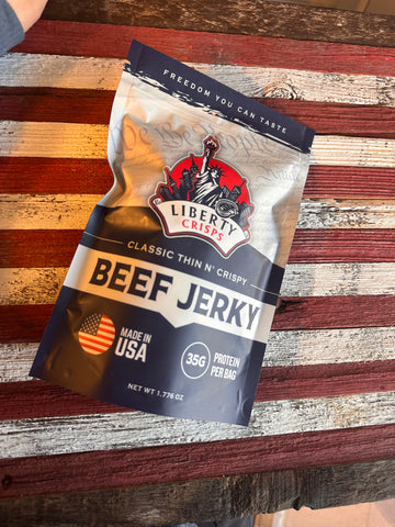 Discover the Flavor of Freedom with Liberty Crisps: America's Favorite Patriotic Beef Jerky