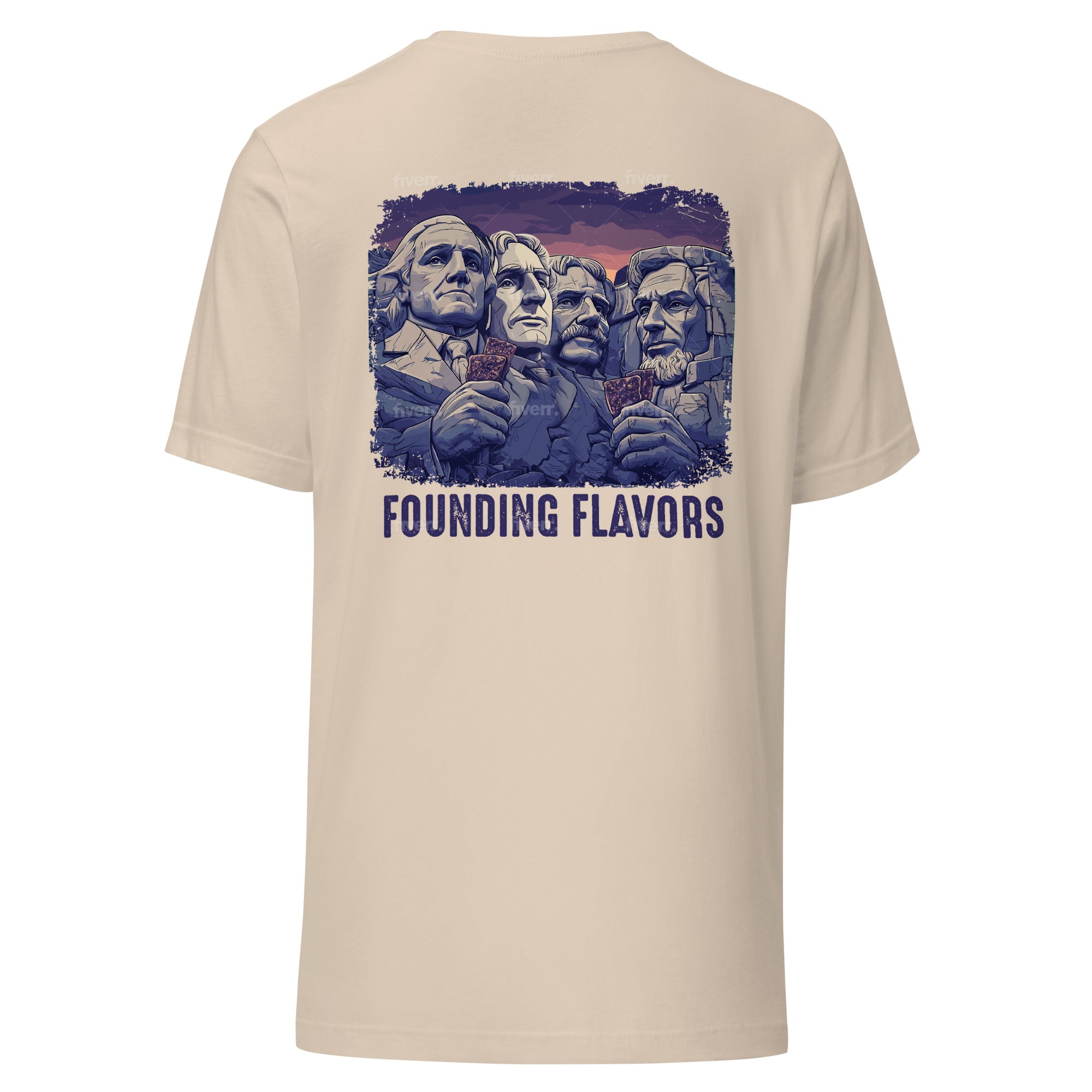 Unisex Founding Flavors T-Shirt - TAN